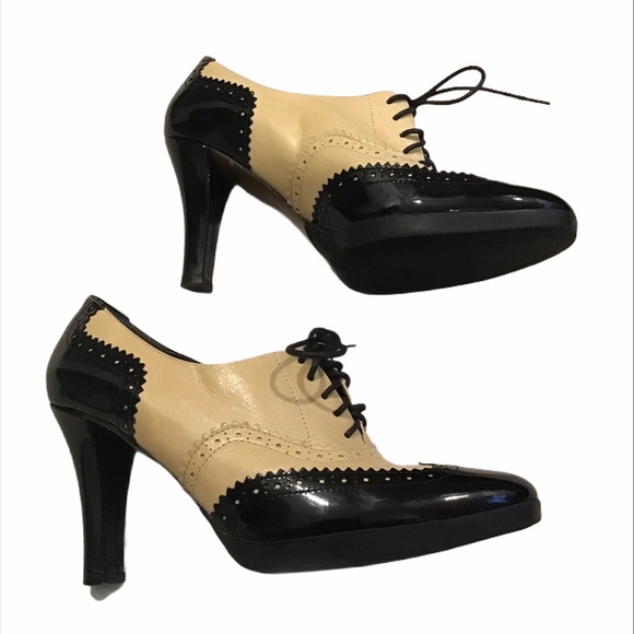 Via Spiga Shoes - Via Spiga heel oxford booties